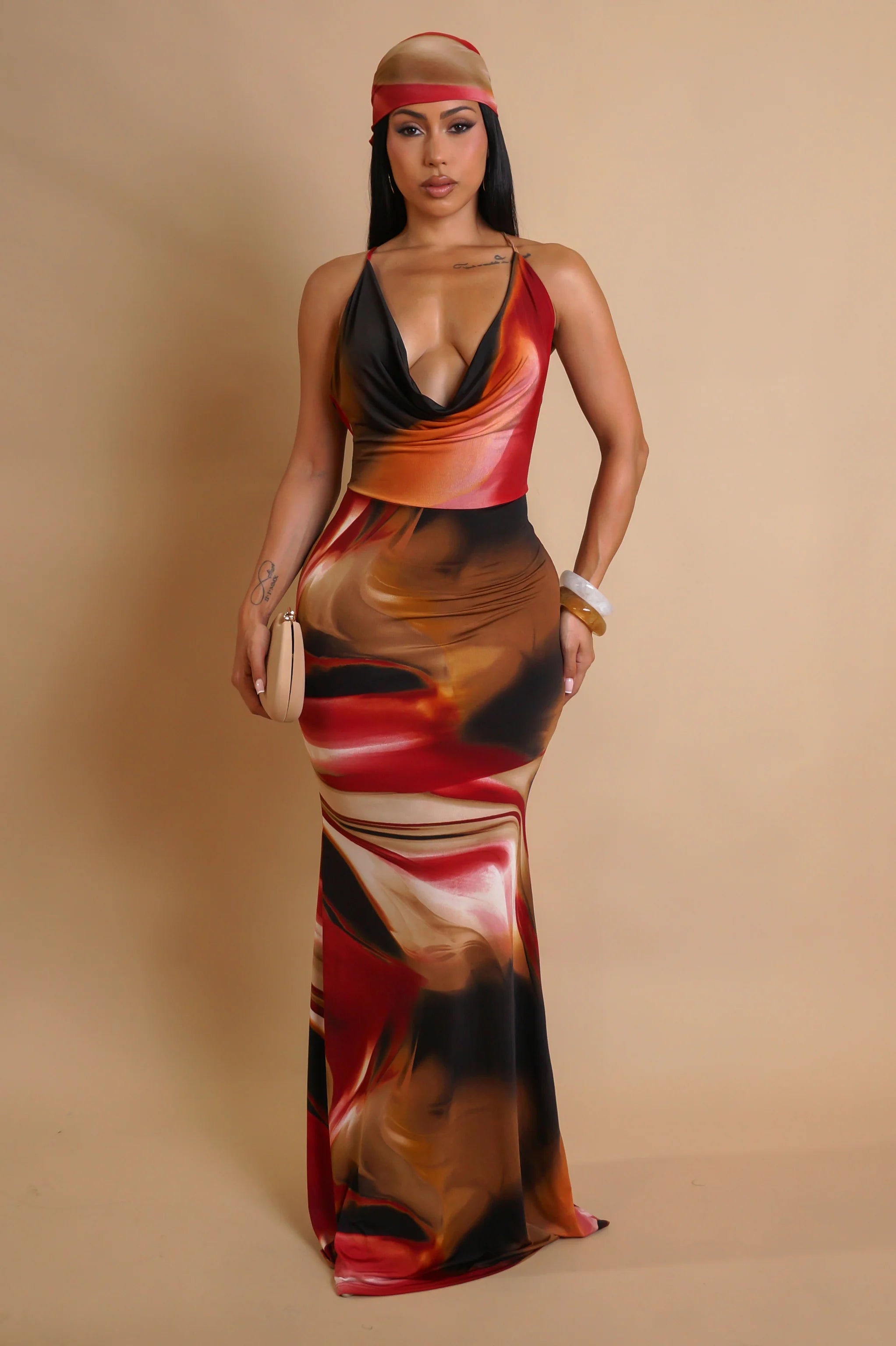 Robe longue Made For Me - Rouge