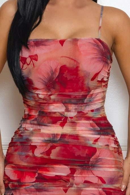 ROBE EN MAILLE MURMURES DE PÉTALES