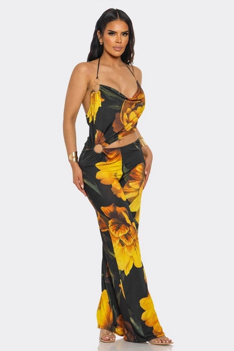 COMBINAISON ALLURE TROPICALE