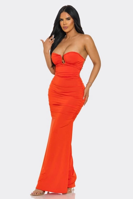 ROBE LONGUE DOS NU SIRENE CANICULE