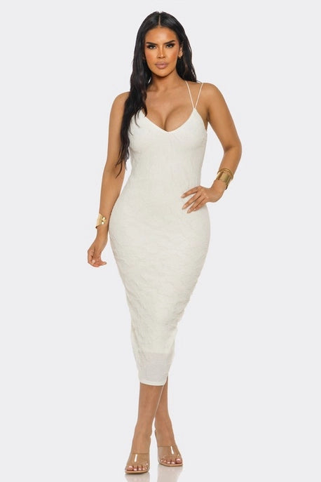ROBE TEXTURÉE ÉLÉGANCE DE MINUIT