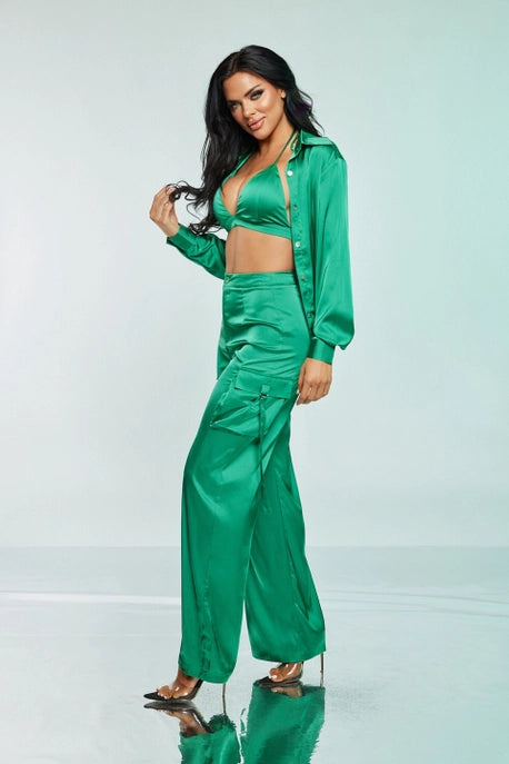 Set Satin Cargo 3 pièces
