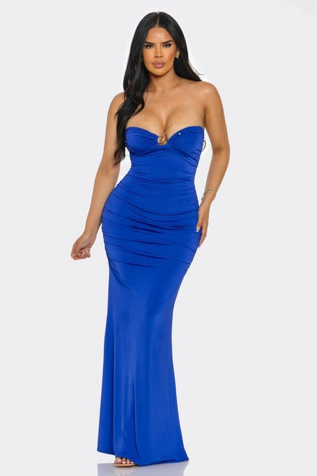 ROBE LONGUE DOS NU SIRENE CANICULE