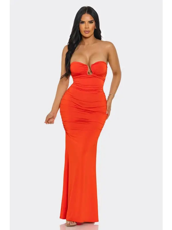 ROBE LONGUE DOS NU SIRENE CANICULE