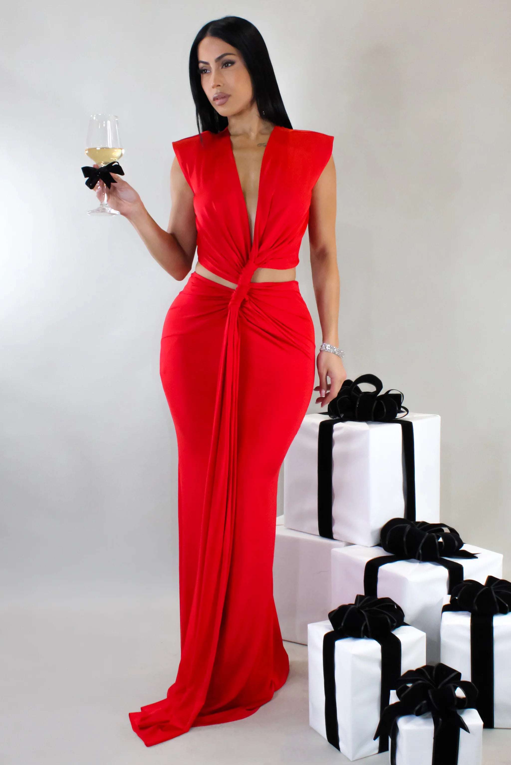 Robe longue Do It For You - Rouge