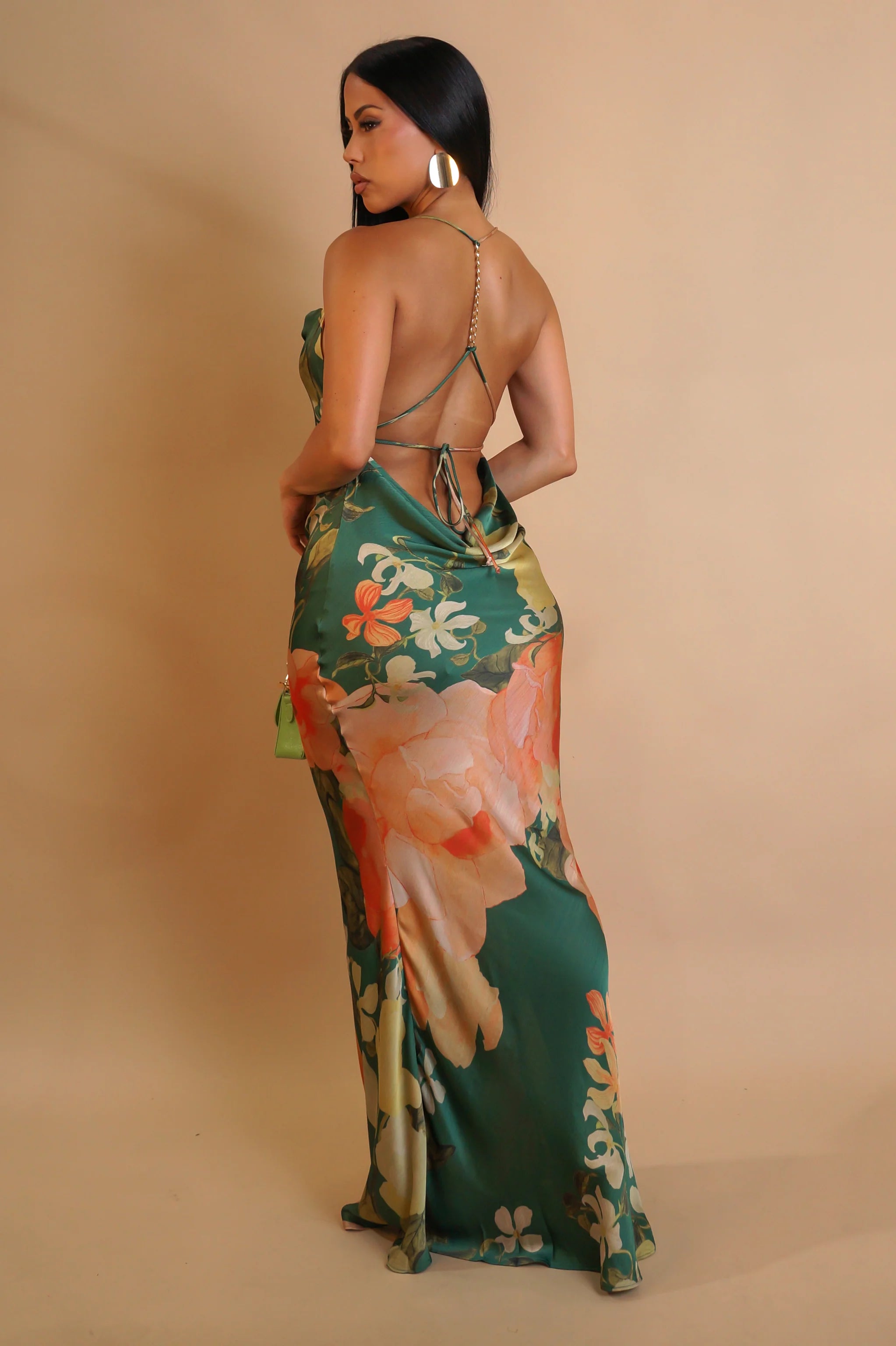 Robe longue « Nothing Left To Say » - Verte