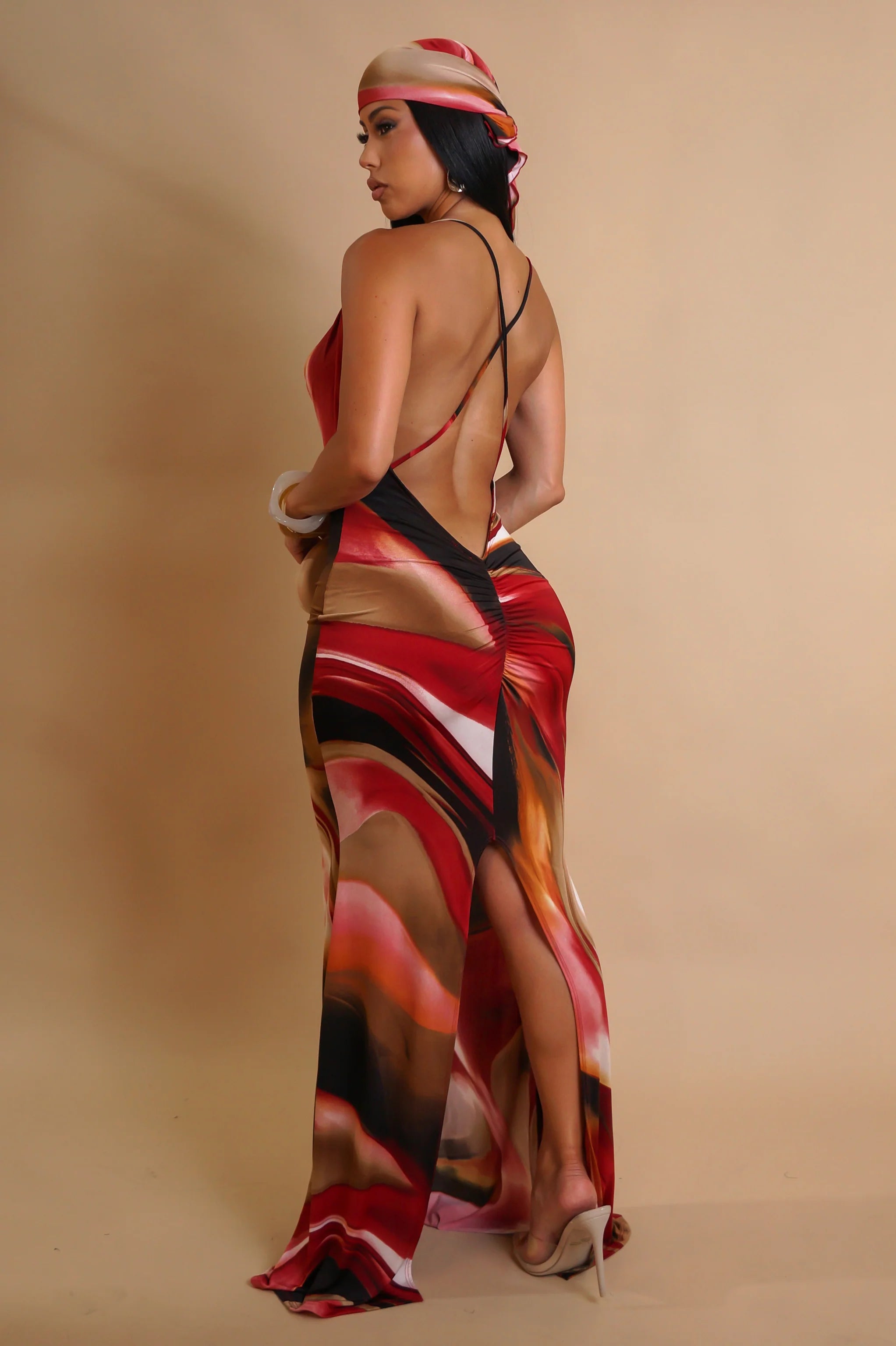 Robe longue Made For Me - Rouge