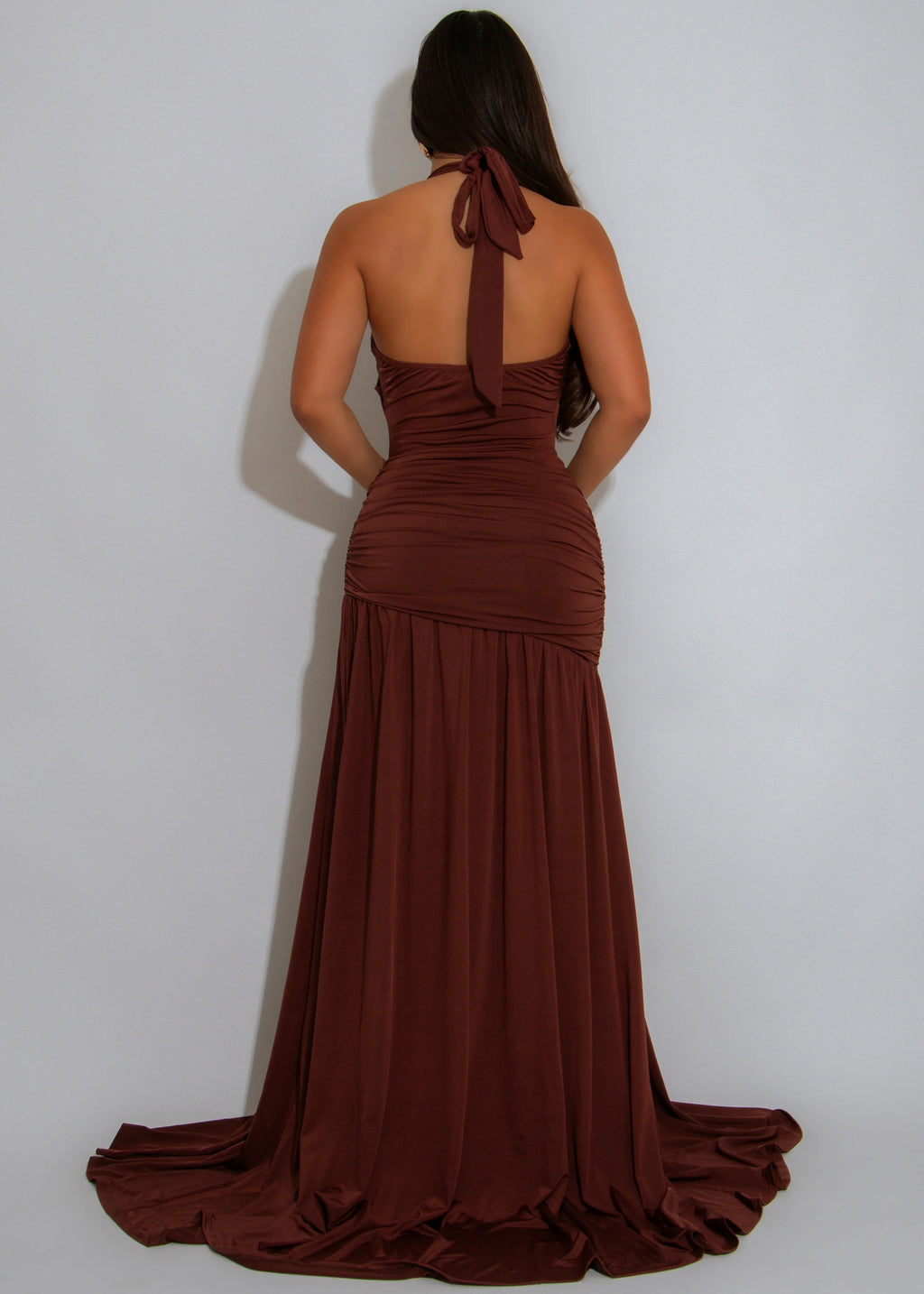 Robe longue What It Was - Marron