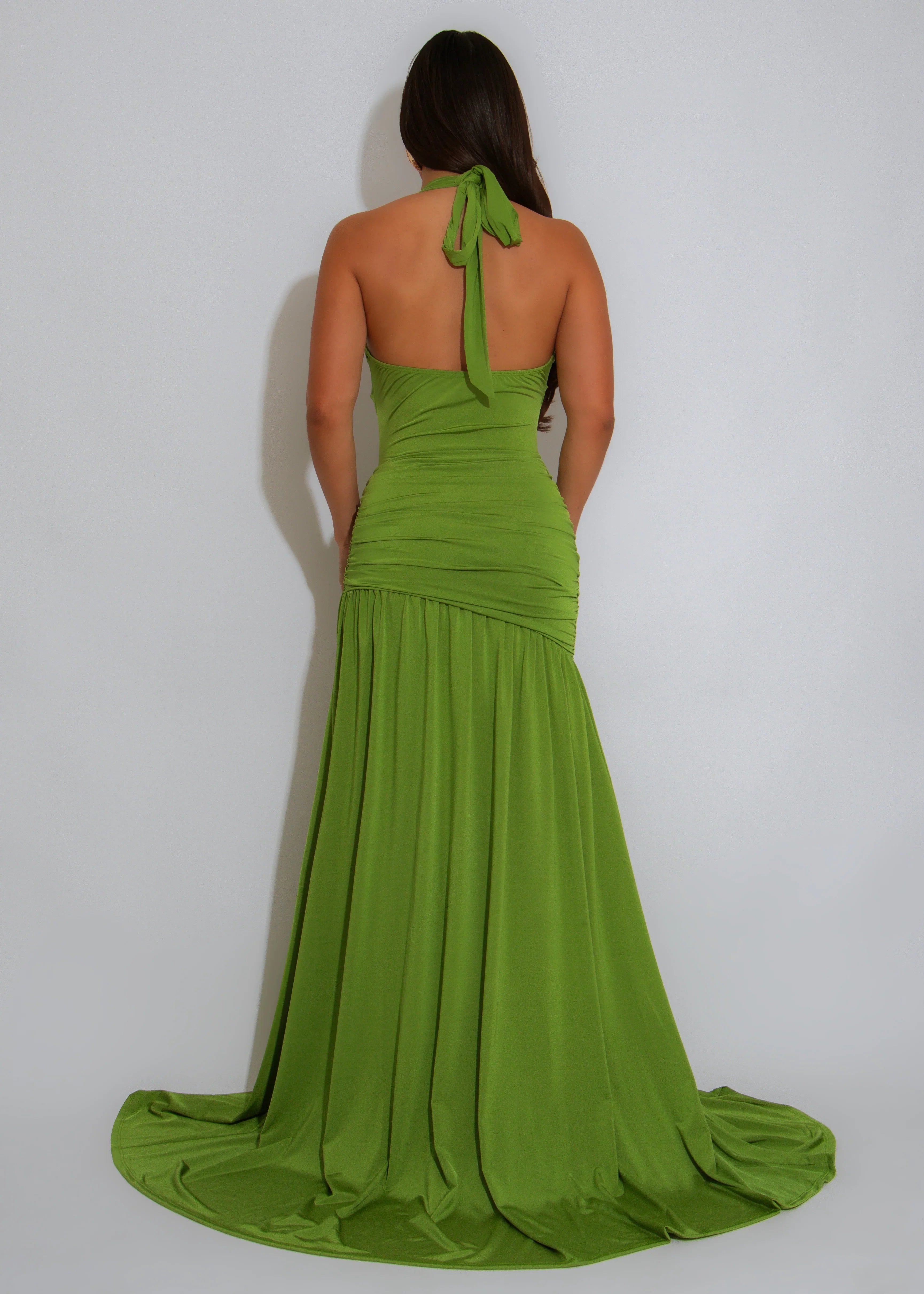 Robe longue What It Was - Verte