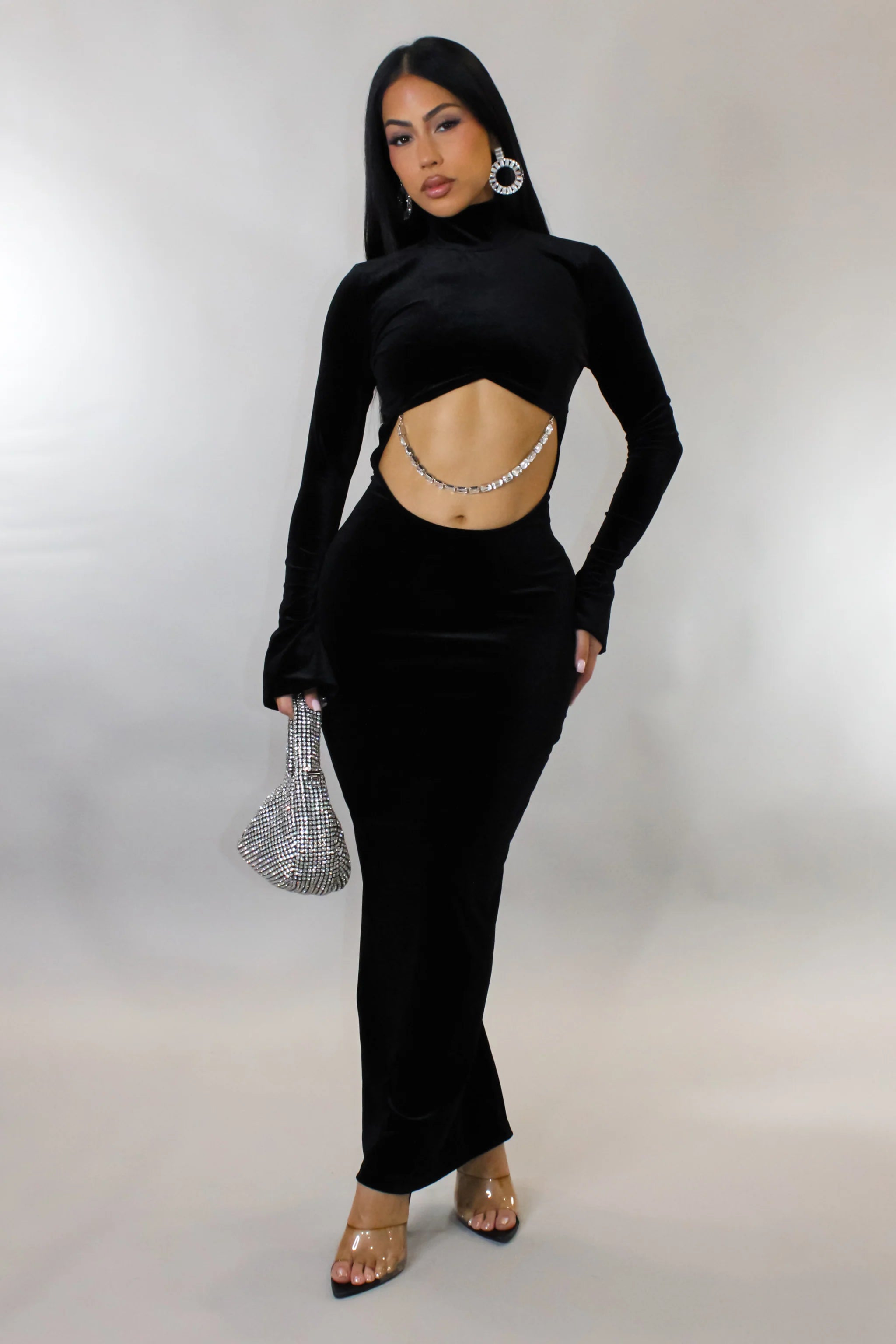 Robe longue Can't Do Better - Noire