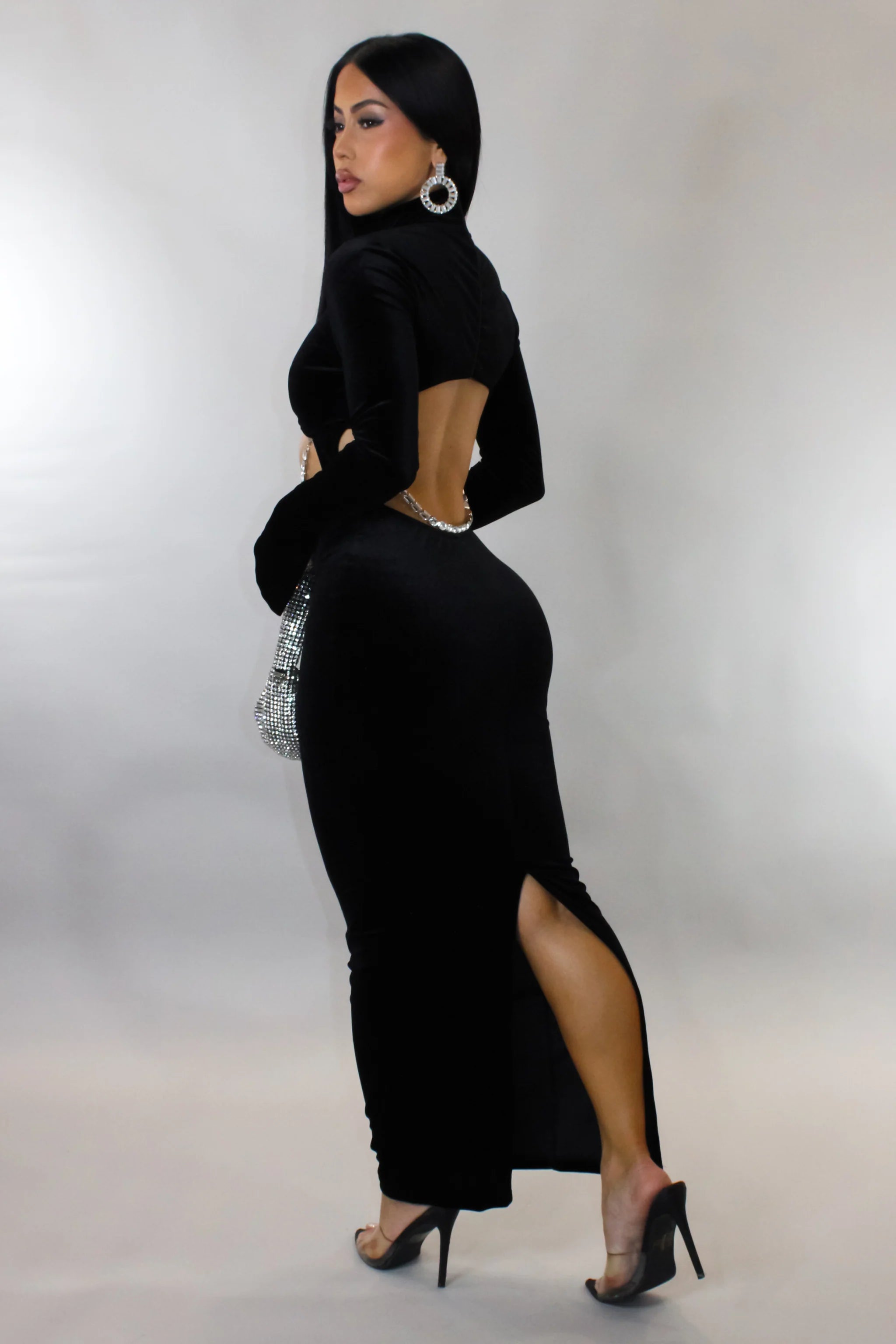 Robe longue Can't Do Better - Noire