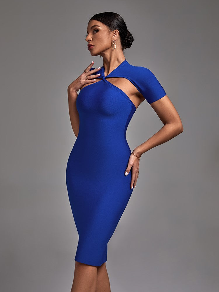 obe midi élégante confectionnée en spandex haute performance