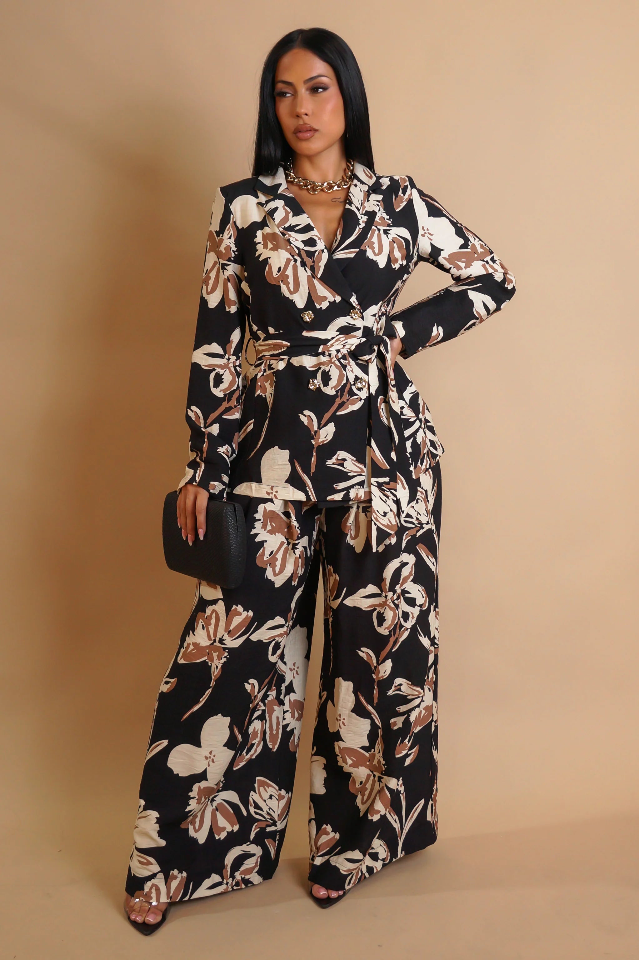 Ensemble pantalon Look My Way - Noir