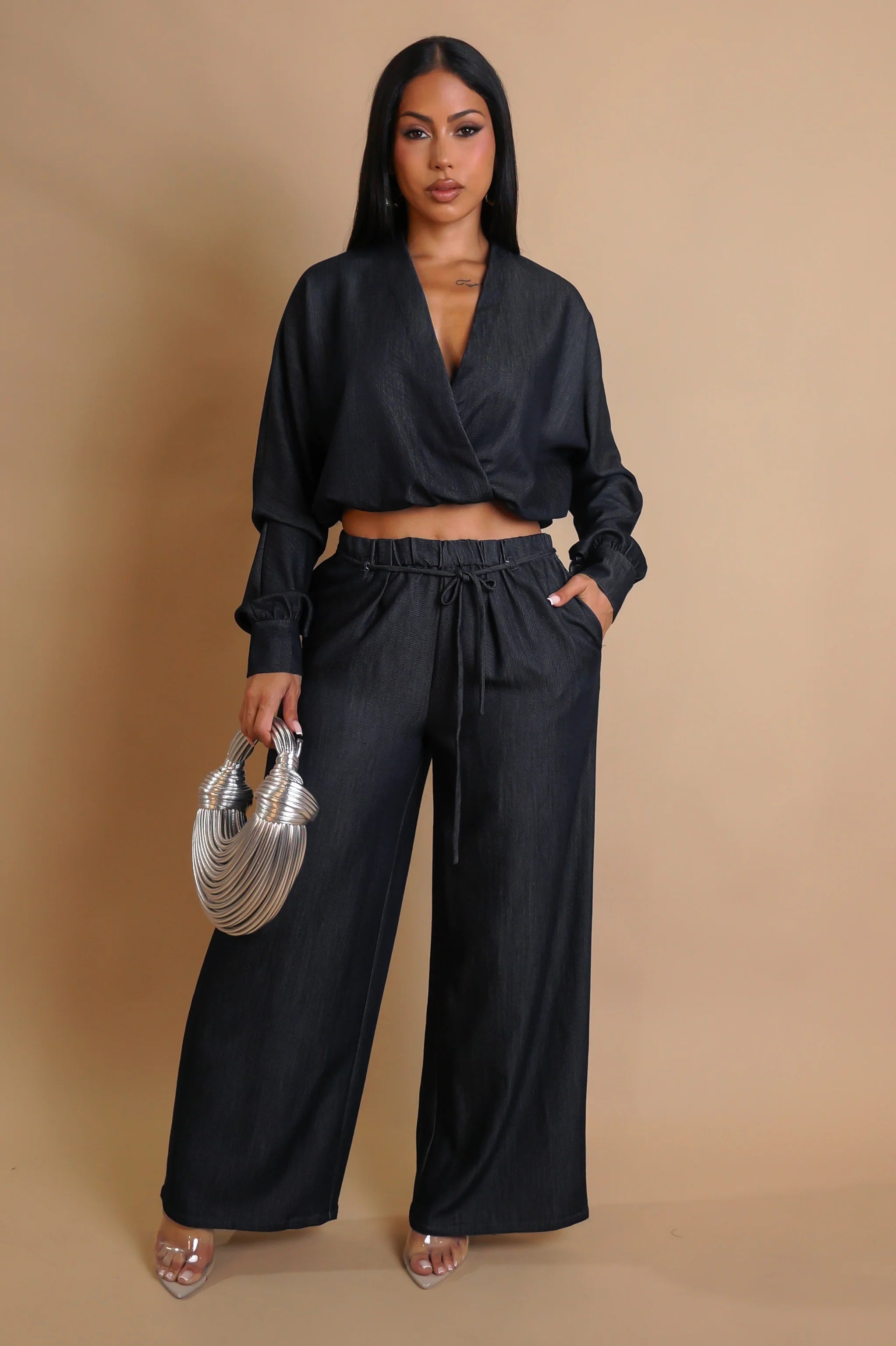 Ensemble pantalon In The Moonlight - Noir