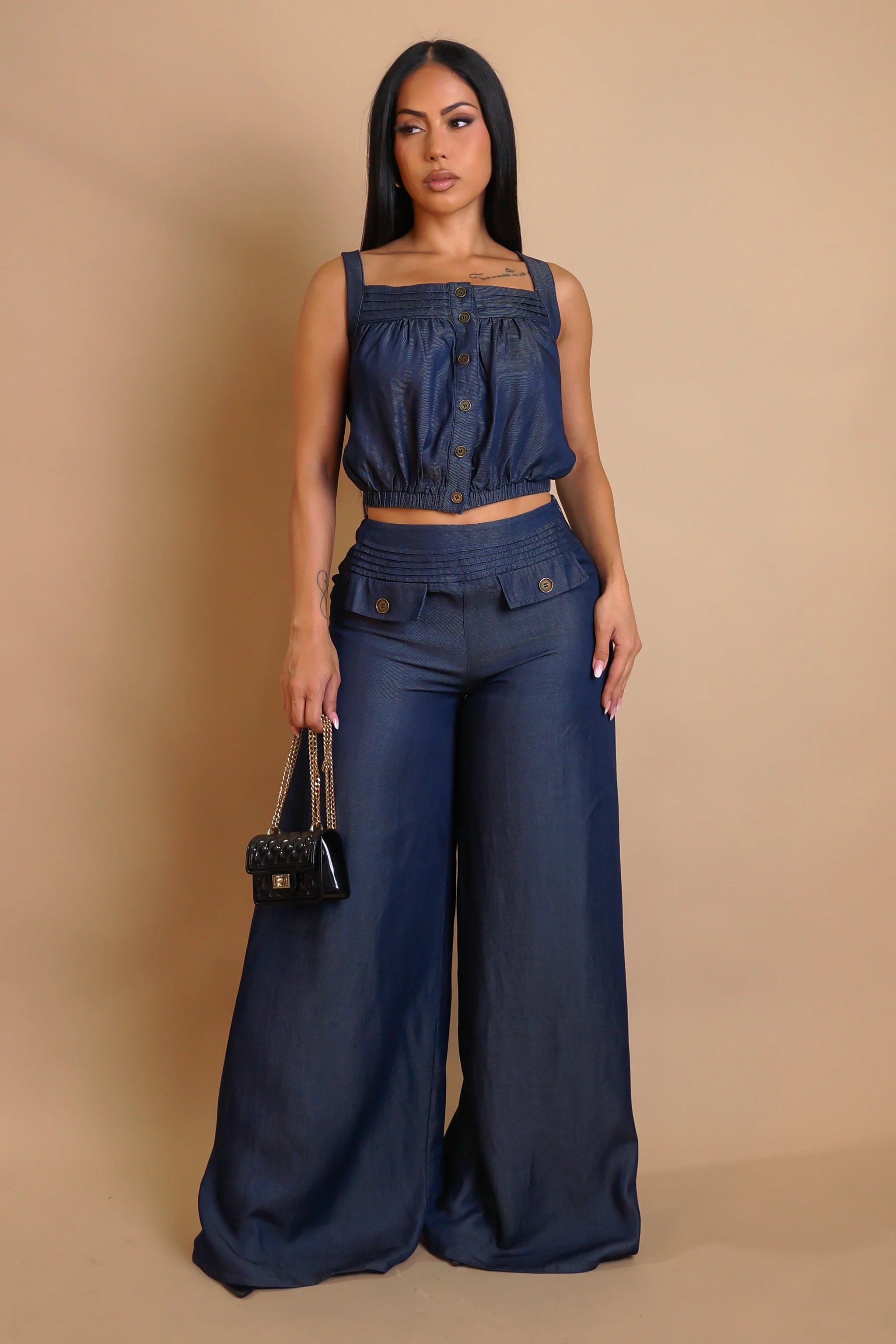 Ensemble pantalon My Choice - Bleu