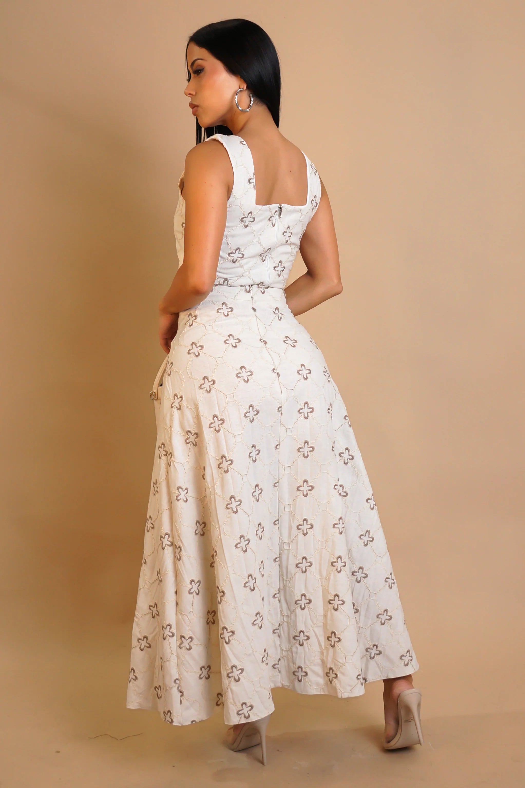 Ensemble jupe Eyes On Me - Crème