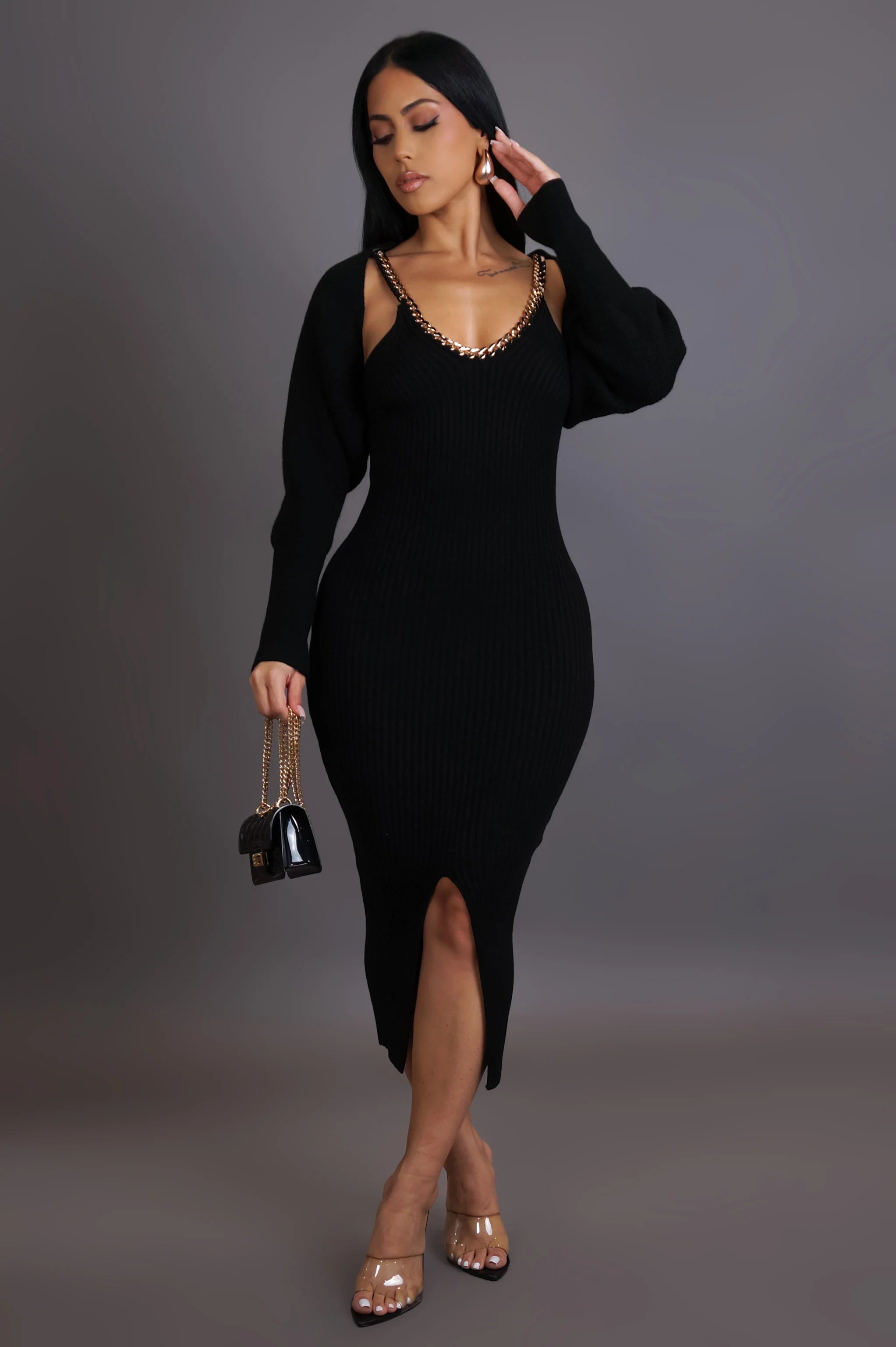 Robe longue In Your Dreams - Noire