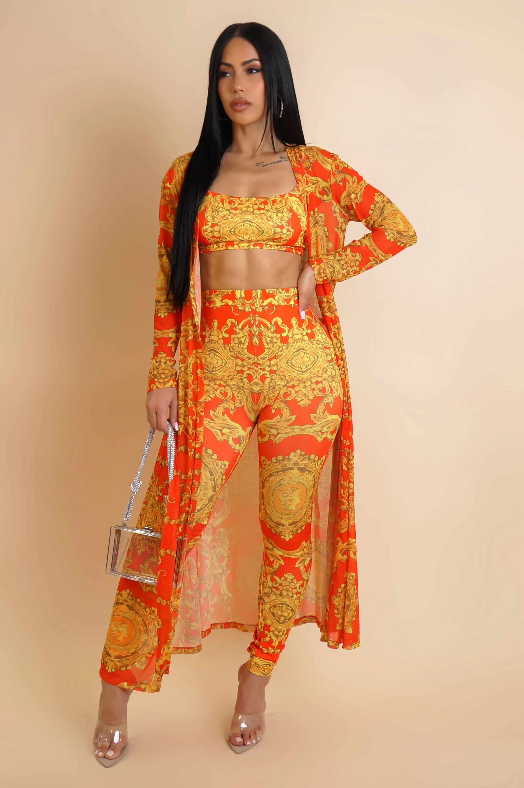 Ensemble pantalon Flirt Alert - Orange