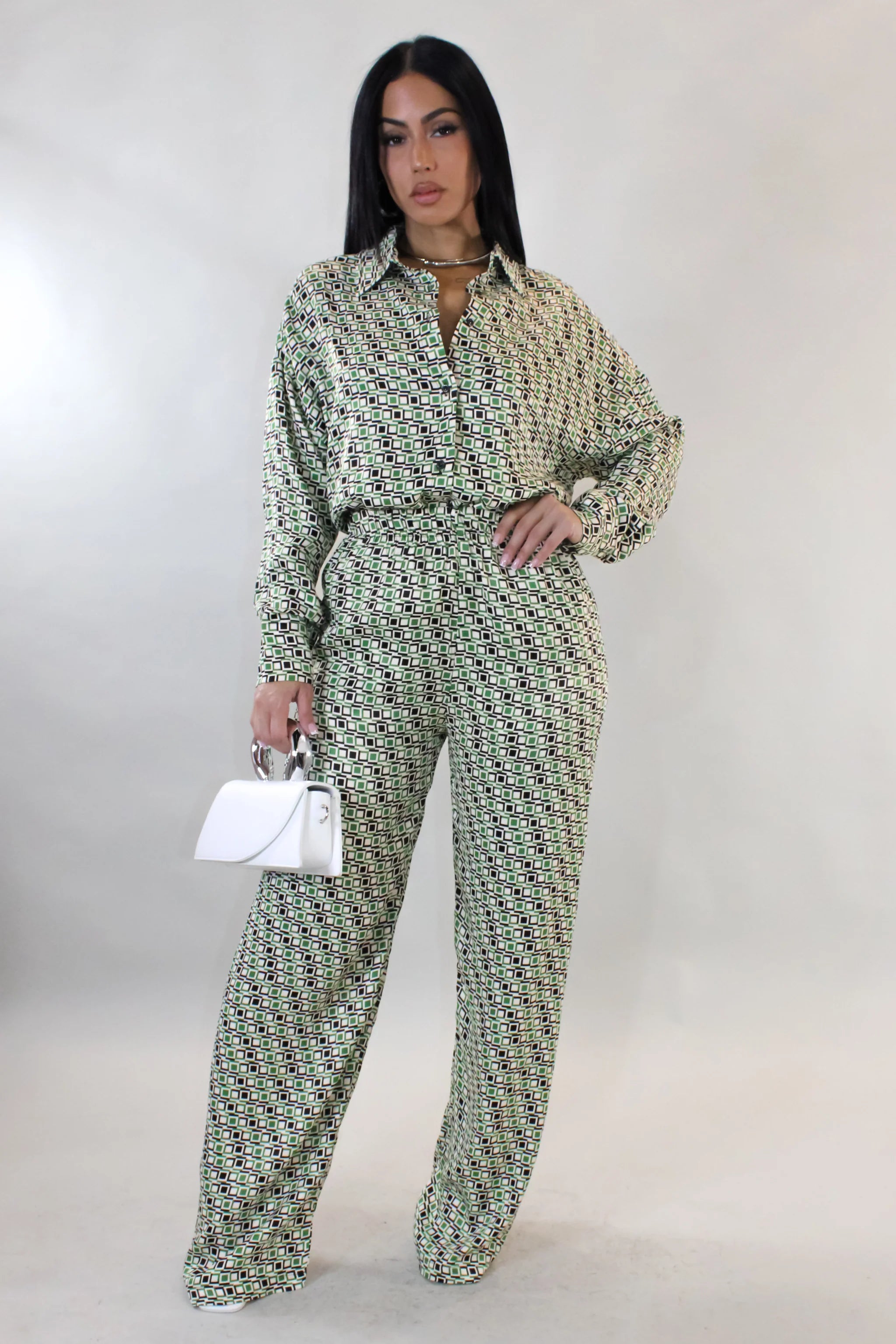 Ensemble pantalon Crave More - Vert