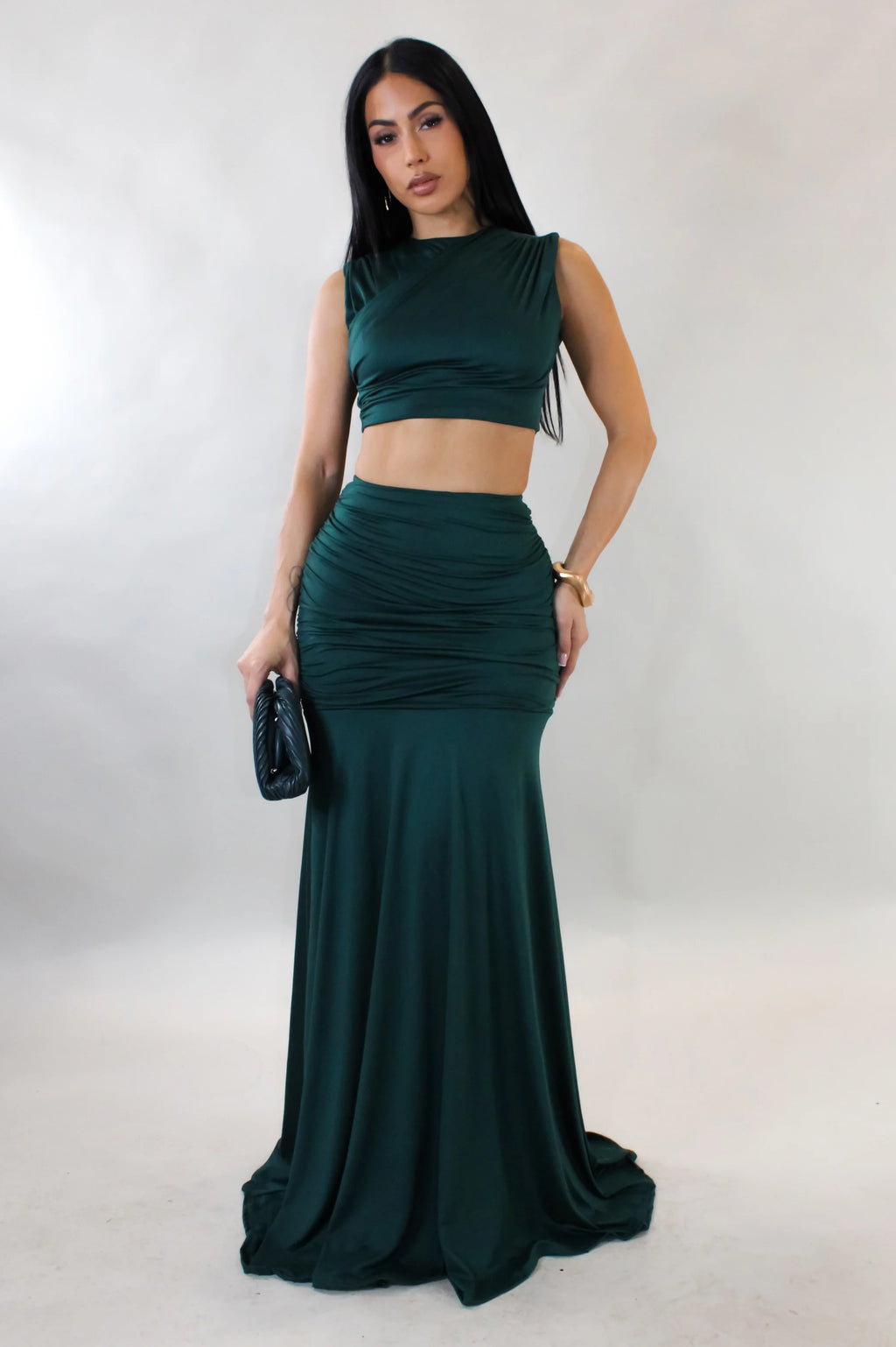 Ensemble jupe Just Looking - Vert