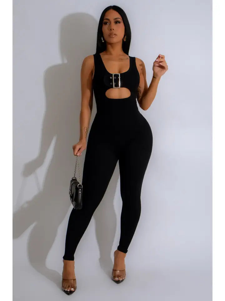 JUMPUITS SANS COUTURE À BOUCLE AVANT
