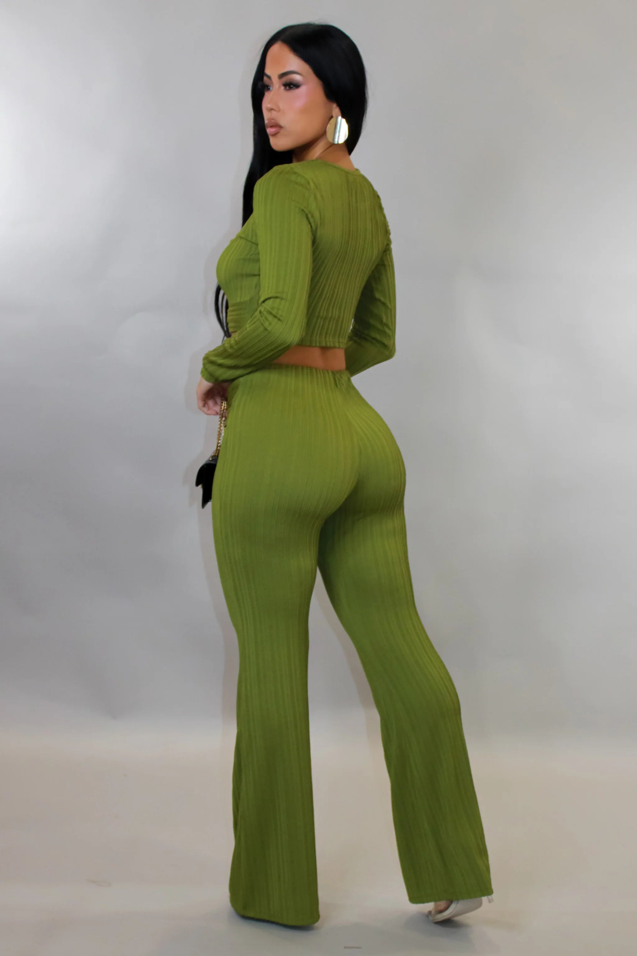 Ensemble pantalon invitation spéciale - Vert