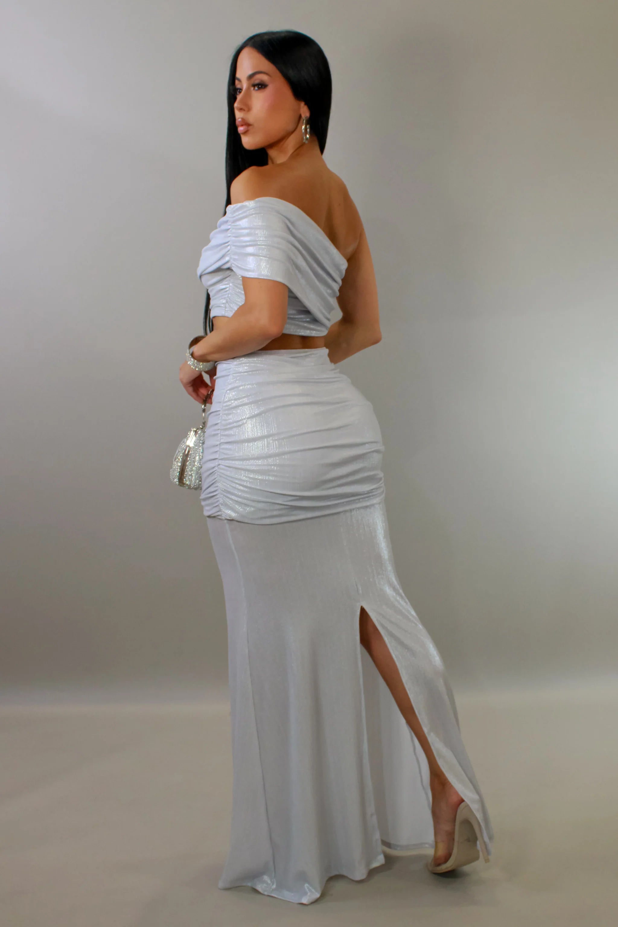 Ensemble jupe Always On My Mind - Argent