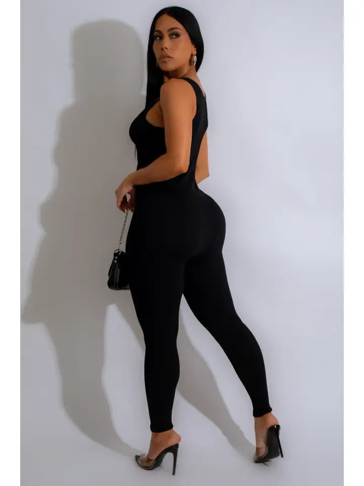 JUMPUITS SANS COUTURE À BOUCLE AVANT