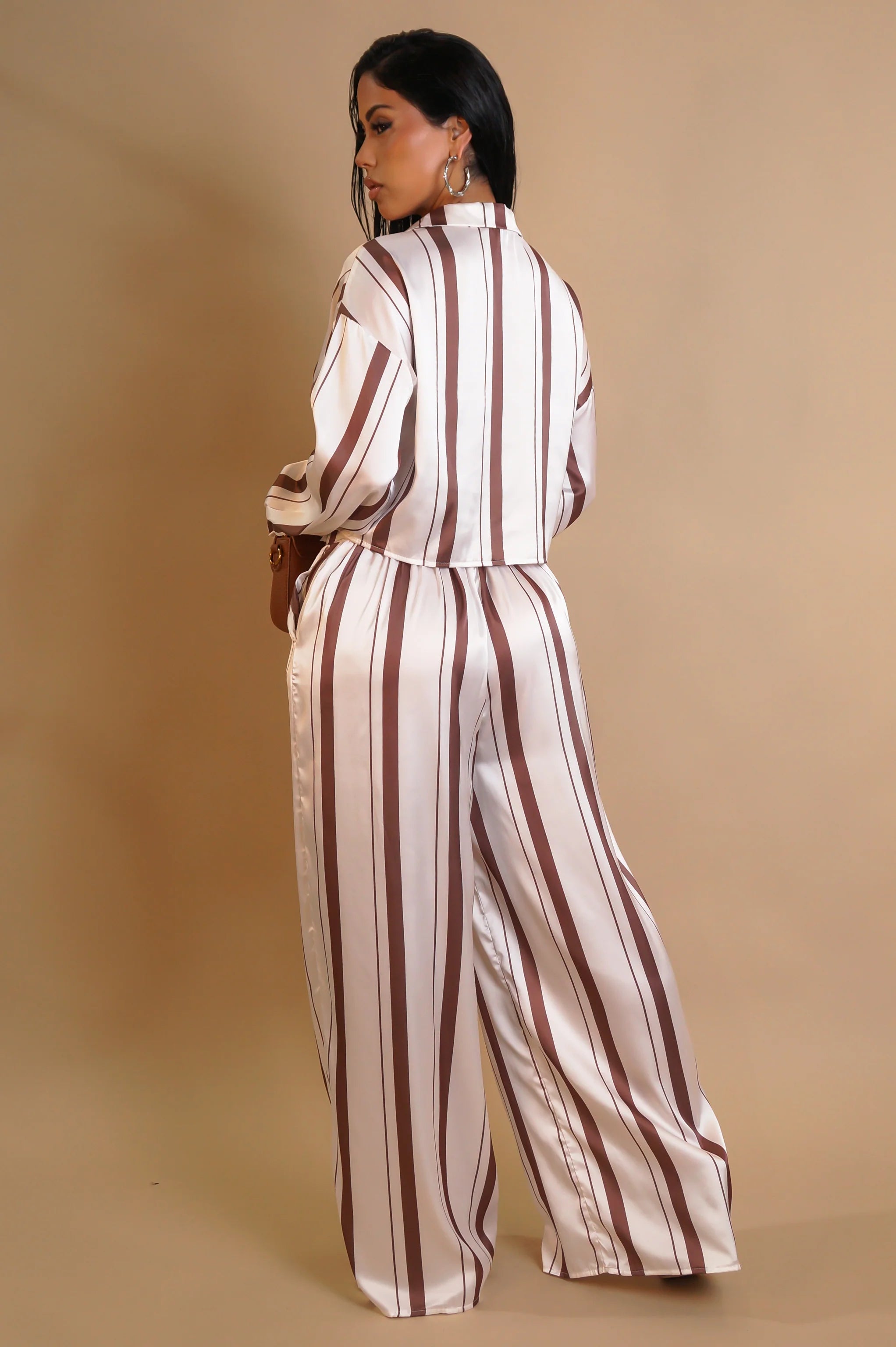 Ensemble pantalon The Polished Look - Marron