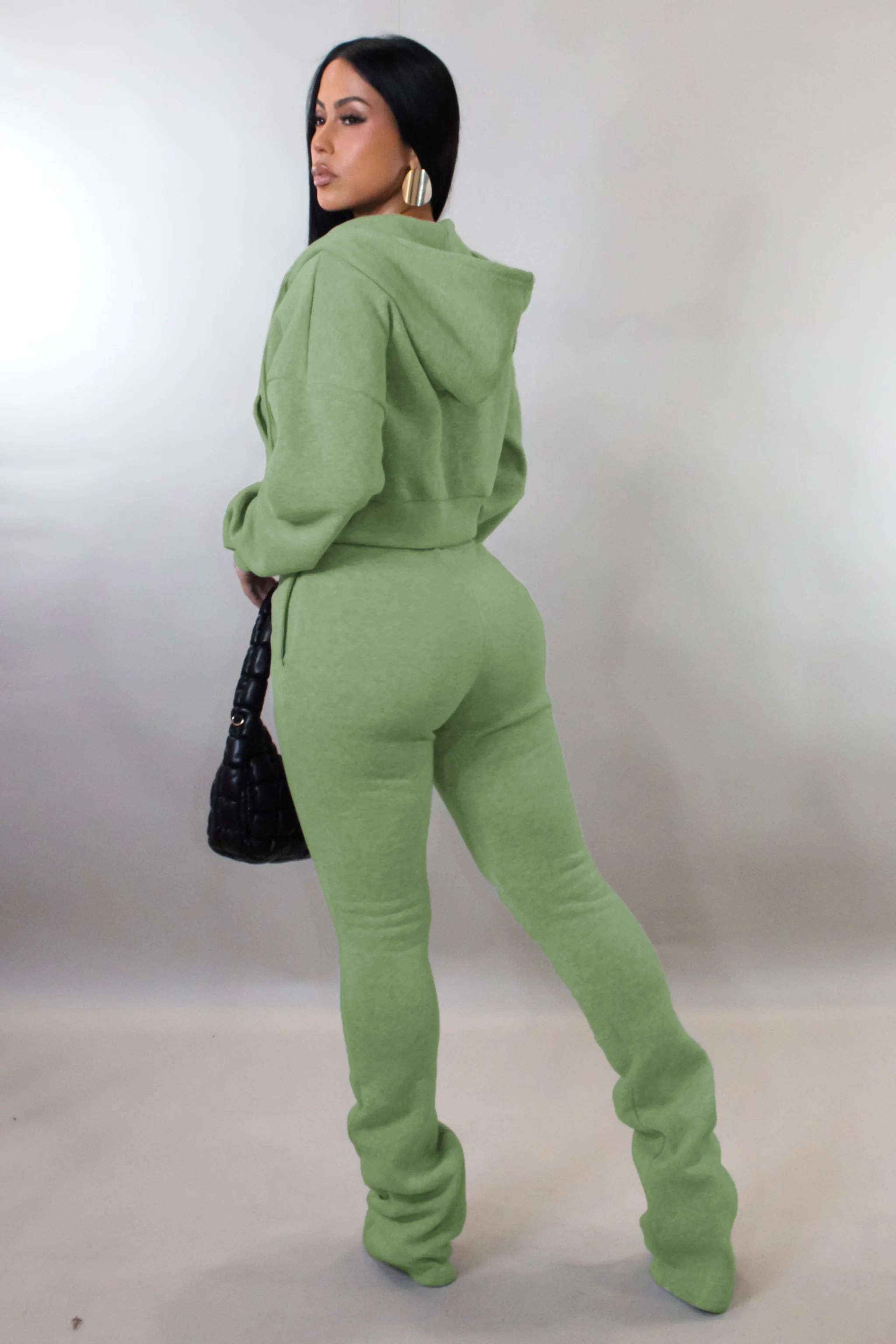 Ensemble de jogging Winter Nights - Vert