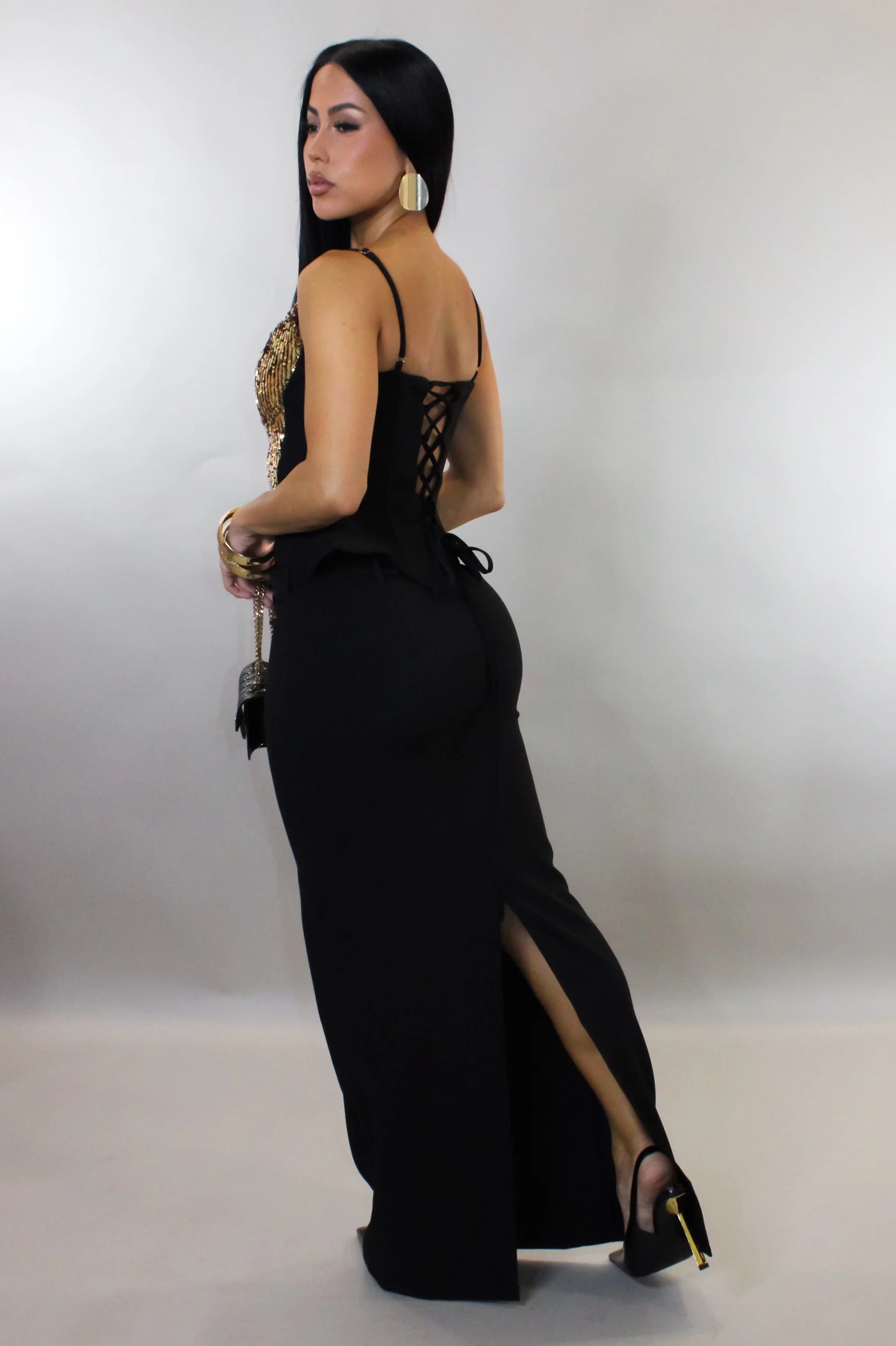 Ensemble jupe et jupe « Right Where I Need To Be » - Noir