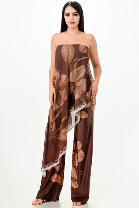 COMBINAISON BUSTIER DRAPÉE