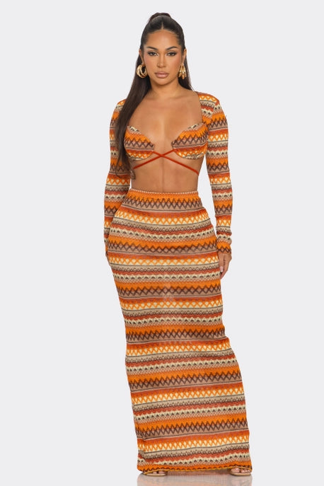 PIÈCES STYLE BOHÉMIEN HAUTS COURTS & ROBE MIXI