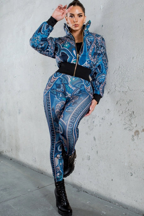 Ensemble doudoune et pantalon court
