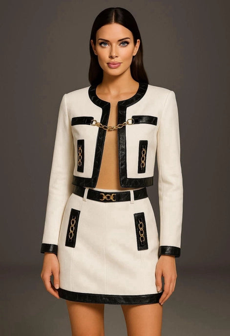 Ensemble veste et jupe 2 pièces