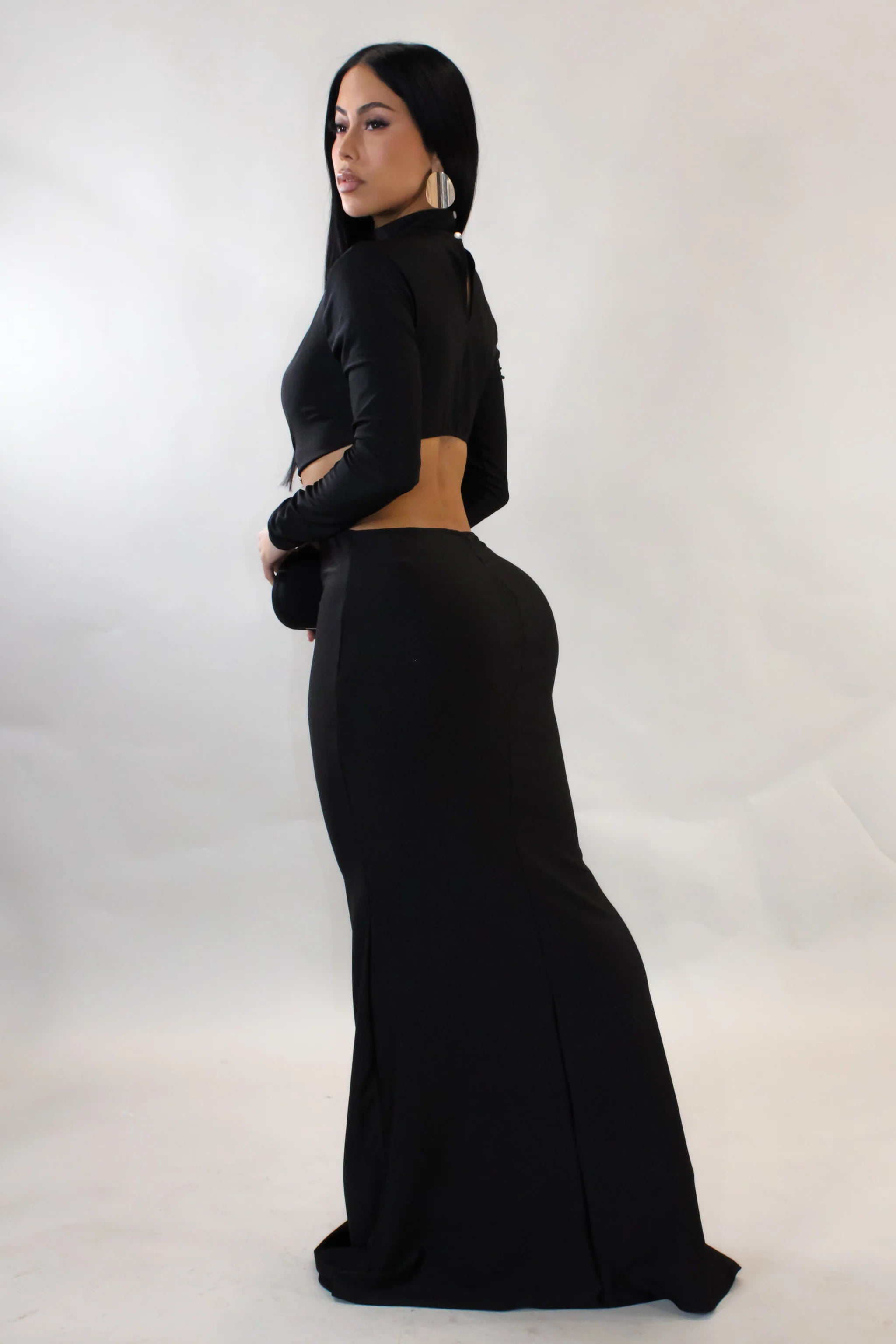 Robe longue Think About Me - Rouge