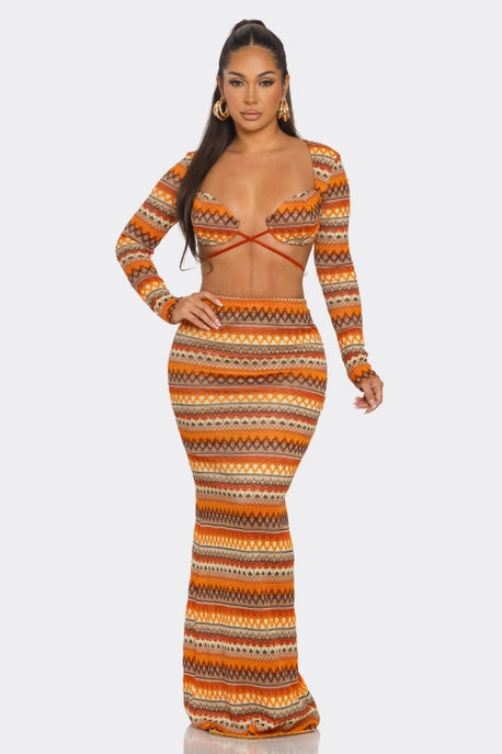 PIÈCES STYLE BOHÉMIEN HAUTS COURTS & ROBE MIXI