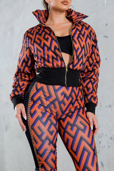 set_Ensemble doudoune et pantalon court