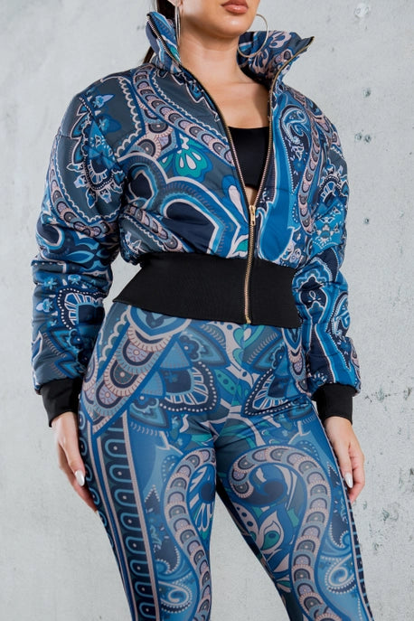 Ensemble doudoune et pantalon court