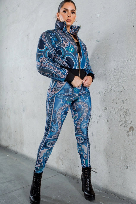 Ensemble doudoune et pantalon court