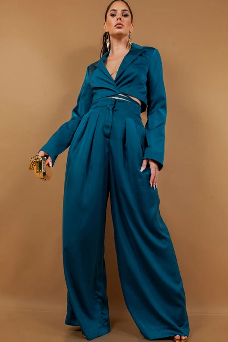 Pantalon taille haute doté d'un élastique assurant un confort