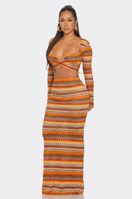 PIÈCES STYLE BOHÉMIEN HAUTS COURTS & ROBE MIXI