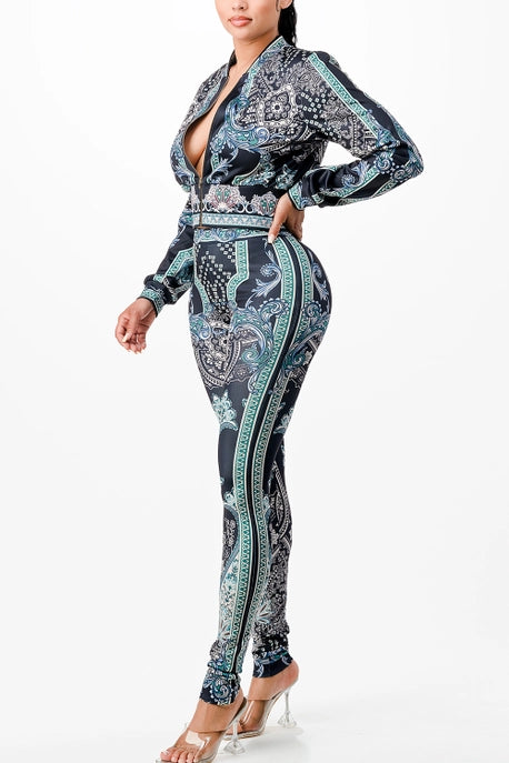 Set_Ensemble veste zippée avec leggings