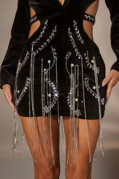 Robe Blazer Cocktail Minuit Formelle