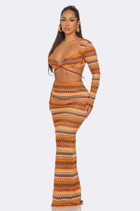 PIÈCES STYLE BOHÉMIEN HAUTS COURTS & ROBE MIXI