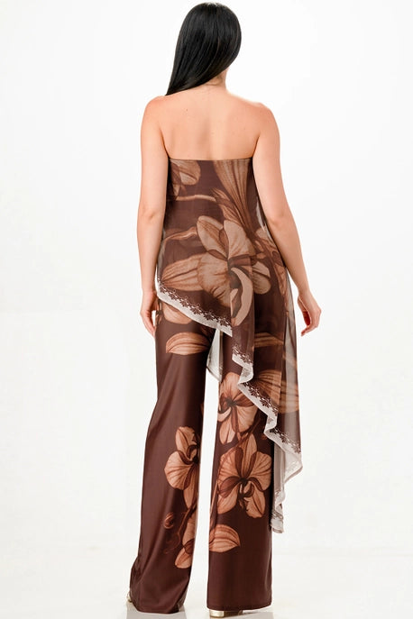 COMBINAISON BUSTIER DRAPÉE