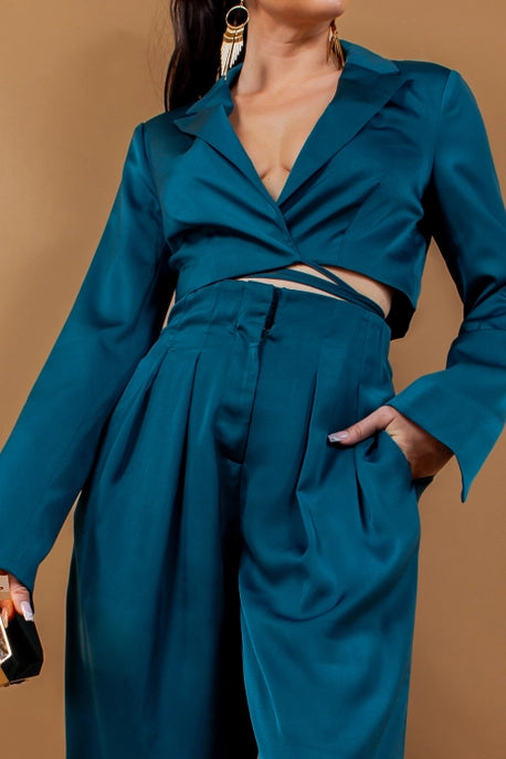 Pantalon taille haute doté d'un élastique assurant un confort