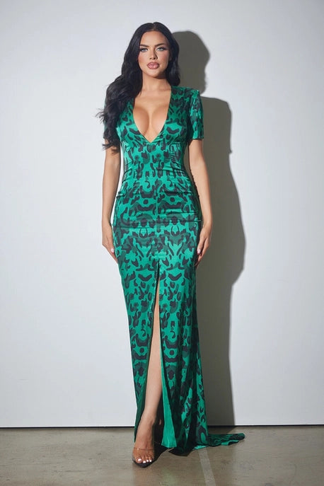 Robe en cotte de mailles Glam Cheetah