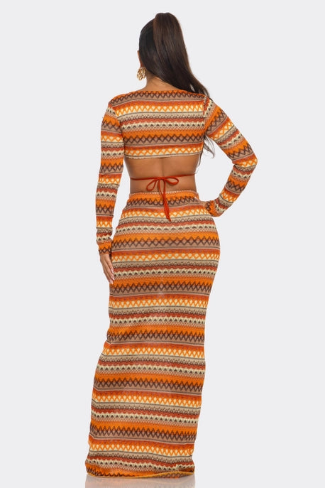 PIÈCES STYLE BOHÉMIEN HAUTS COURTS & ROBE MIXI