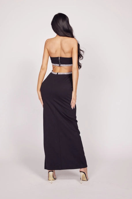 Robe Maxi d'Été Cocktail Robe Maxi Sirène Étoilée Illuminez la Nuit Faites